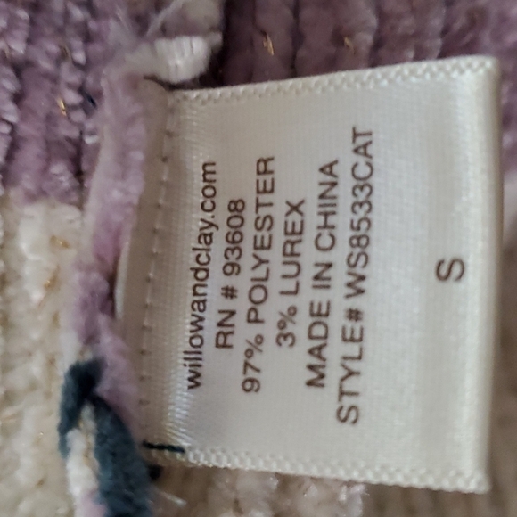 NWT Willow & Clay Striped Sweater Size S / L - Picture 7 of 7